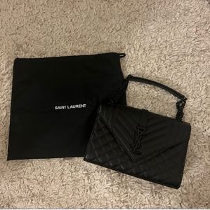 ❤️‍🔥AUTHENTIC MEDIUM YSL MATELASSE